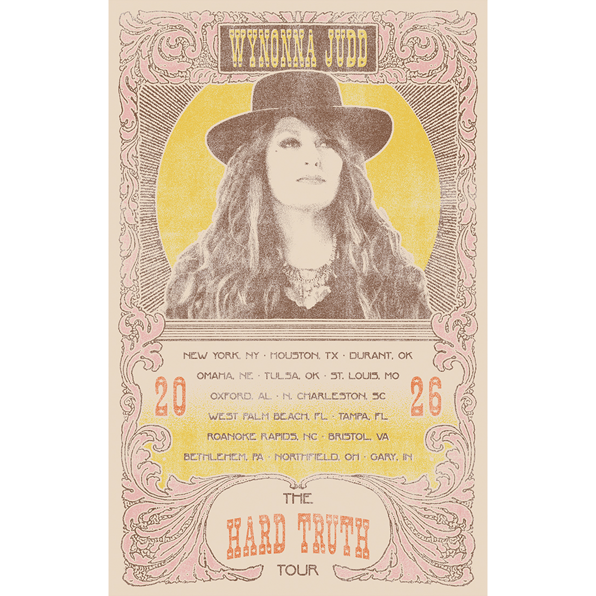The Hard Truth 2026 Tour Poster
