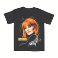 Classic fitting unisex tee in graphite featuring a Wynonna Judd photo and guitar design printed on the front.
